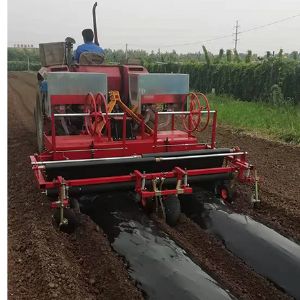 200型旋耕起双垄、铺膜、施肥、铺管一体机