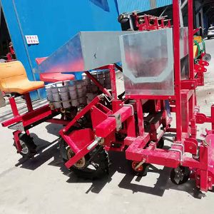 双行铺膜施肥铺管移栽一体机