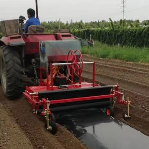 140型旋耕起垄施肥铺膜铺管一体机