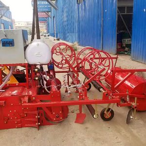 160型洋葱起垄铺膜打孔定植机