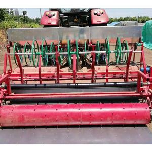 240型旋耕起垄施肥铺膜铺管打孔一体机