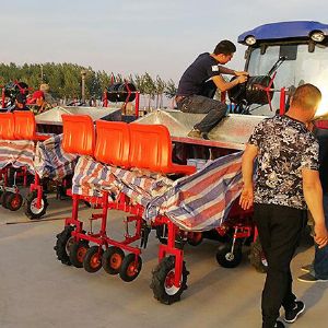 两行三座蔬菜移栽机