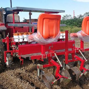 两行药材移栽机