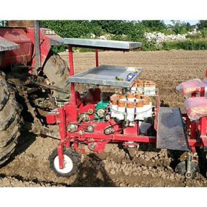 两行药材移栽机