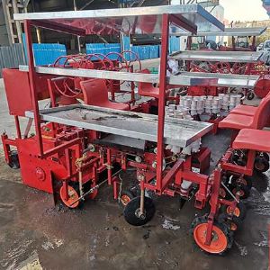 200型叶菜旋耕起垄移栽五行施肥铺膜铺管一体机