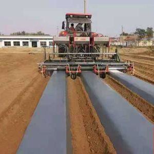 280型旋耕起垄镇压铺膜铺管一体机