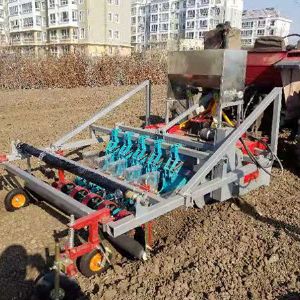 药材起垄施肥铺膜精播机