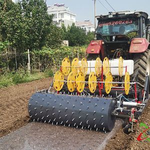 洋葱12行起垄铺膜一体机